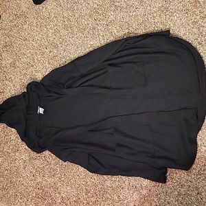 Heimish USA Black Hooded Cardigan Size Medium